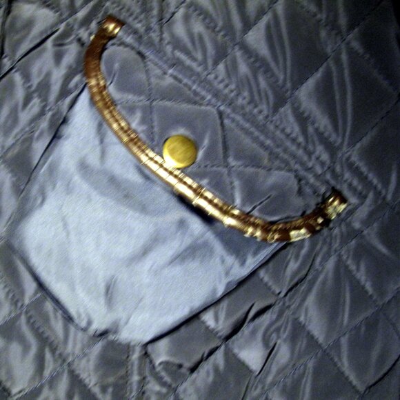 Quilted Jacket Women's Jason Maxwell Medium Sportswear Blue - Picture 8 of 13